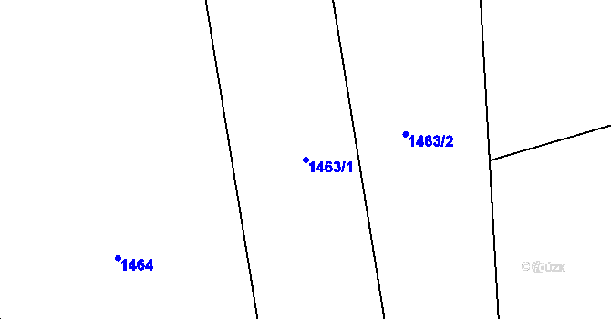 Parcela st. 1463/1 v KÚ Milíkov u Jablunkova, Katastrální mapa