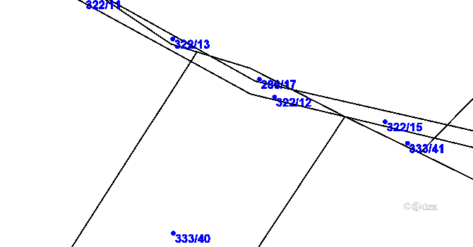 Parcela st. 333/39 v KÚ Milovice u Hořic, Katastrální mapa