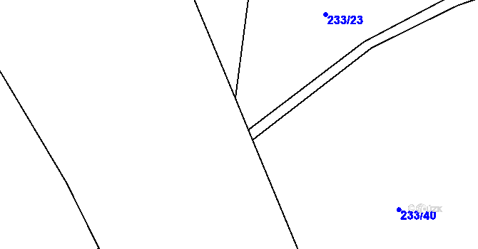 Parcela st. 810/19 v KÚ Milovice u Hořic, Katastrální mapa