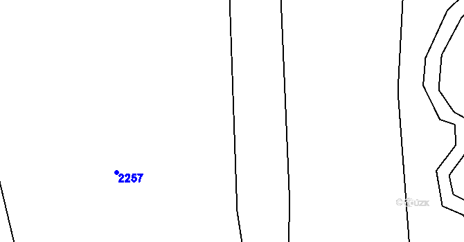 Parcela st. 578/4 v KÚ Vesec pod Kozákovem, Katastrální mapa