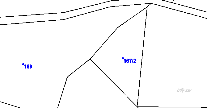 Parcela st. 644/10 v KÚ Havlovice u Miřetic, Katastrální mapa