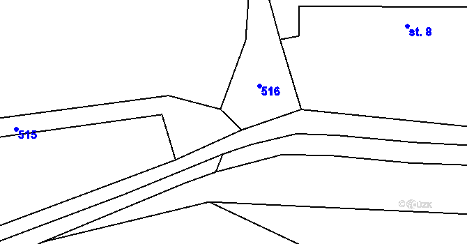 Parcela st. 12/4 v KÚ Sedliště u Mladějovic, Katastrální mapa
