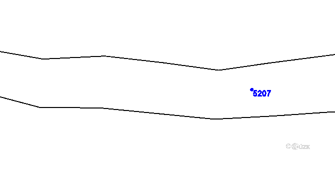 Parcela st. 677/21 v KÚ Mladkov, Katastrální mapa