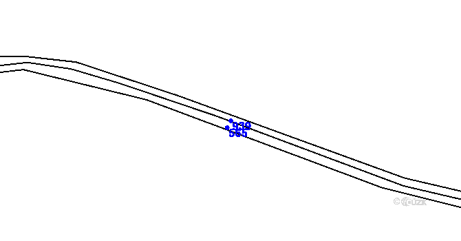 Parcela st. 939 v KÚ Deblov, Katastrální mapa