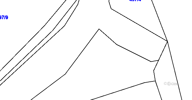Parcela st. 497/5 v KÚ Šárovcova Lhota, Katastrální mapa