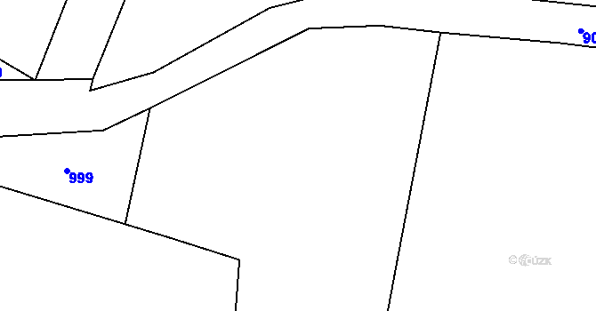 Parcela st. 830/1 v KÚ Šárovcova Lhota, Katastrální mapa
