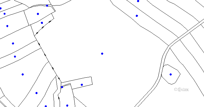 Parcela st. 329/1 v KÚ Mlýny u Choustníku, Katastrální mapa