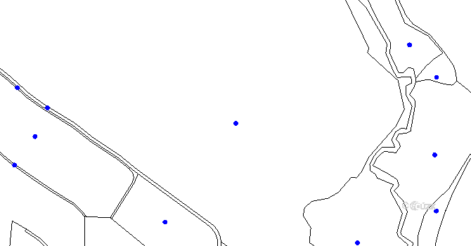 Parcela st. 465/1 v KÚ Sítiny, Katastrální mapa