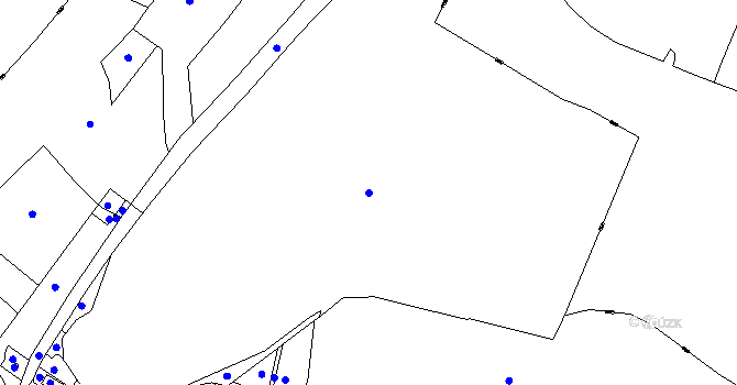 Parcela st. 370/1 v KÚ Kvítkov u Modlan, Katastrální mapa