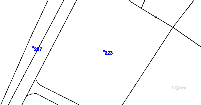 Parcela st. 113/15 v KÚ Žichlice u Modlan, Katastrální mapa