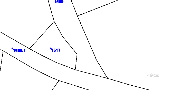 Parcela st. 1045/6 v KÚ Filipova Huť, Katastrální mapa