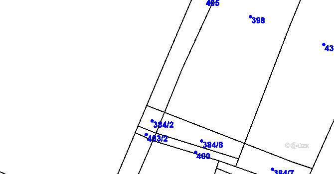 Parcela st. 429/4 v KÚ Čmelíny, Katastrální mapa