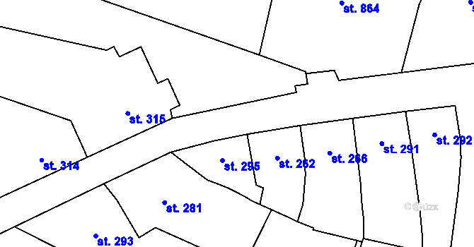 Parcela st. 4217/2 v KÚ Mohelno, Katastrální mapa