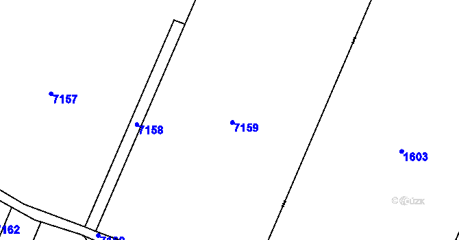 Parcela st. 6287 v KÚ Mohelno, Katastrální mapa