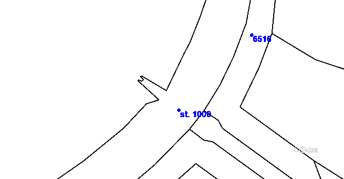 Parcela st. 6515 v KÚ Mohelno, Katastrální mapa
