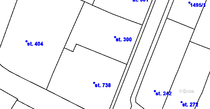 Parcela st. 3235/18 v KÚ Mohelno, Katastrální mapa