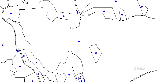 Parcela st. 718 v KÚ Mojžíř, Katastrální mapa
