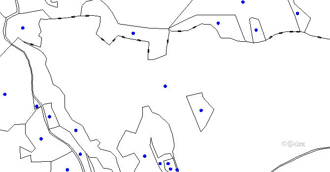 Parcela st. 718/4 v KÚ Mojžíř, Katastrální mapa