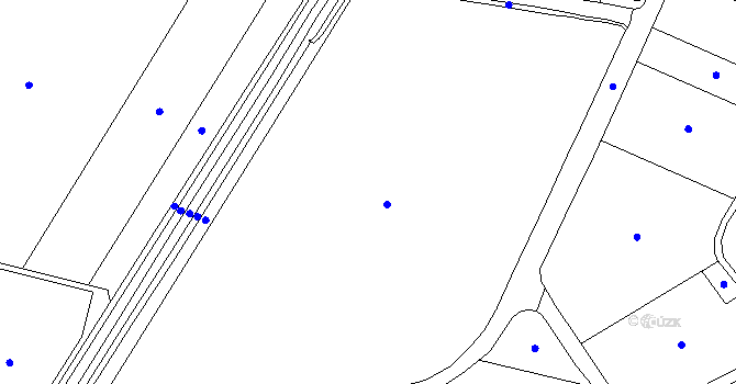 Parcela st. 609/1 v KÚ Mokré, Katastrální mapa