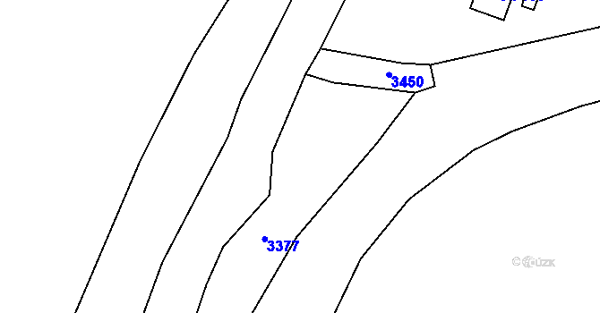 Parcela st. 754/2 v KÚ Mokré, Katastrální mapa