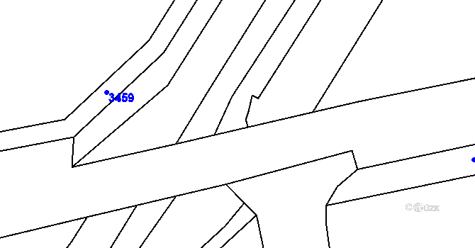 Parcela st. 137 v KÚ Mokré, Katastrální mapa