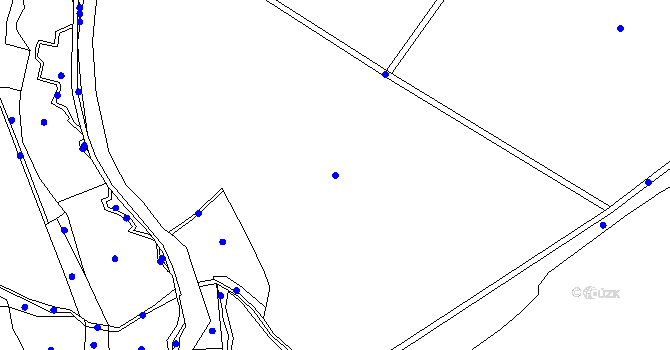 Parcela st. 266 v KÚ Holičky u Chrudimi, Katastrální mapa