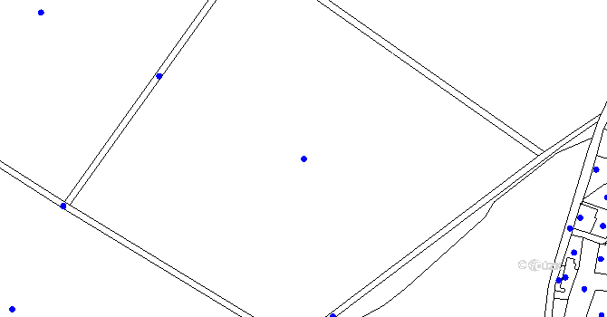 Parcela st. 267 v KÚ Holičky u Chrudimi, Katastrální mapa