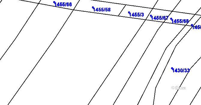 Parcela st. 1430/22 v KÚ Morašice, Katastrální mapa
