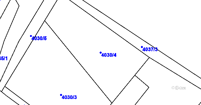 Parcela st. 4030/4 v KÚ Morávka, Katastrální mapa