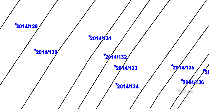 Parcela st. 2014/132 v KÚ Moravský Krumlov, Katastrální mapa