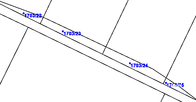 Parcela st. 1702/112 v KÚ Moravský Žižkov, Katastrální mapa