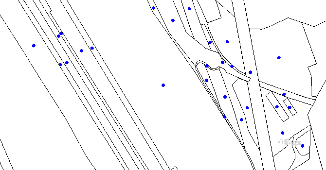 Parcela st. 85/1 v KÚ Most I, Katastrální mapa