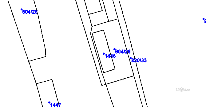 Parcela st. 219 v KÚ Mostek, Katastrální mapa