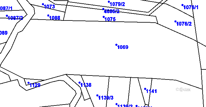 Parcela st. 1067/10 v KÚ Mosty u Jablunkova, Katastrální mapa