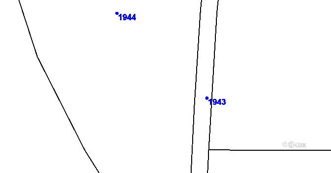 Parcela st. 112/1 v KÚ Mošnov, Katastrální mapa