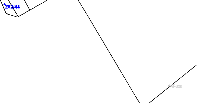 Parcela st. 360 v KÚ Mratín, Katastrální mapa