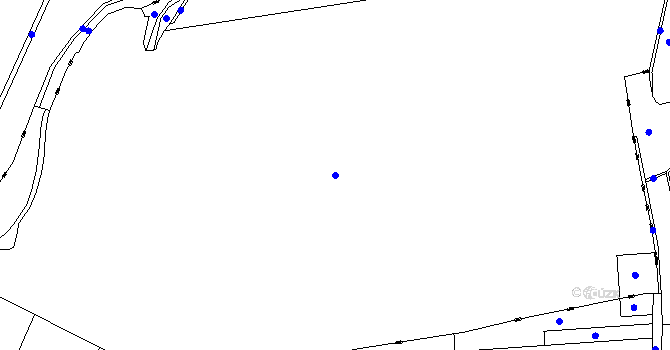 Parcela st. 390 v KÚ Mratín, Katastrální mapa