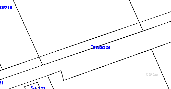Parcela st. 3163/220 v KÚ Mušov, Katastrální mapa