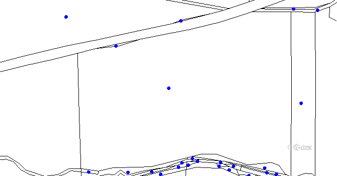 Parcela st. 116/1 v KÚ Mutěnice u Strakonic, Katastrální mapa