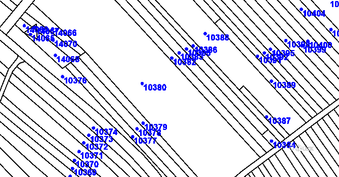 Parcela st. 4865/10 v KÚ Mutěnice, Katastrální mapa