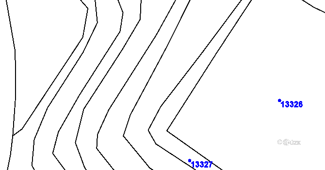 Parcela st. 7534/7 v KÚ Mutěnice, Katastrální mapa