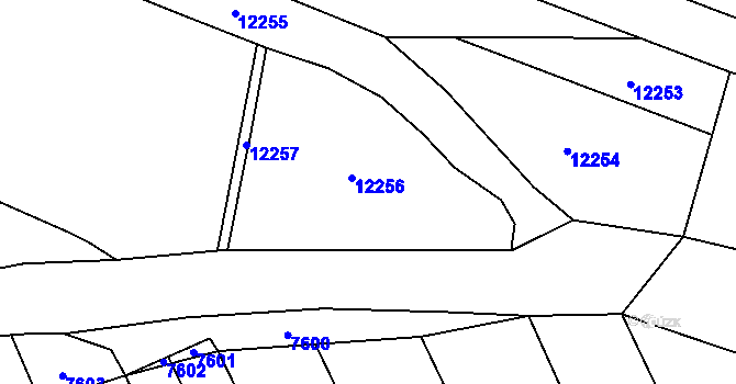 Parcela st. 6843/11 v KÚ Mutěnice, Katastrální mapa