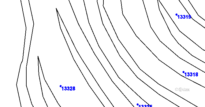Parcela st. 7534/28 v KÚ Mutěnice, Katastrální mapa