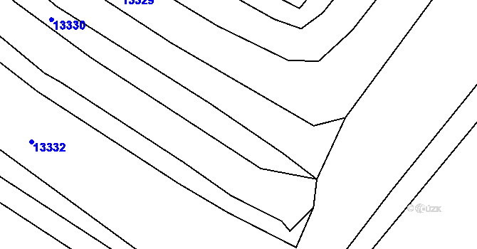 Parcela st. 7535/15 v KÚ Mutěnice, Katastrální mapa