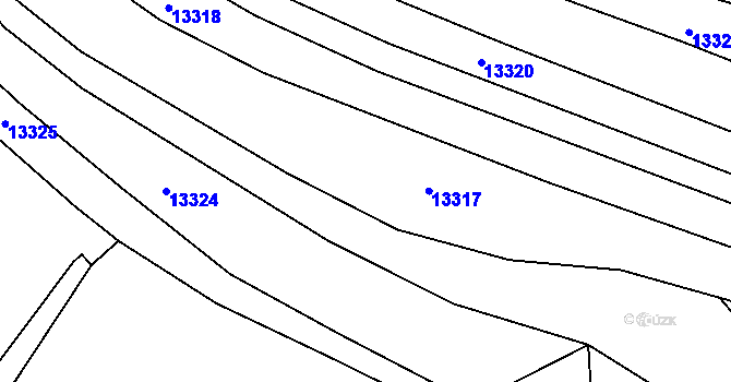 Parcela st. 7535/16 v KÚ Mutěnice, Katastrální mapa