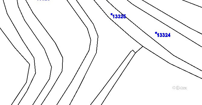 Parcela st. 7535/44 v KÚ Mutěnice, Katastrální mapa