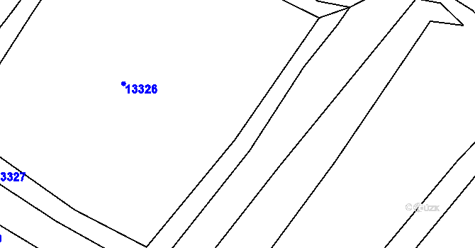 Parcela st. 7535/47 v KÚ Mutěnice, Katastrální mapa