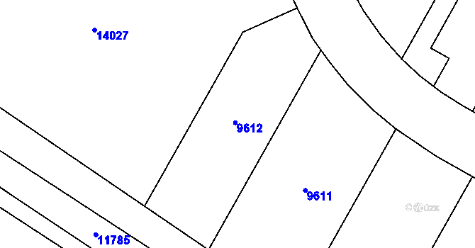 Parcela st. 6888/44 v KÚ Mutěnice, Katastrální mapa