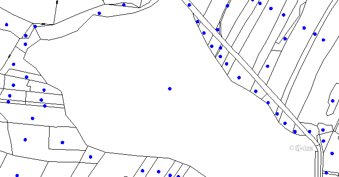 Parcela st. 239 v KÚ Olší u Telče, Katastrální mapa