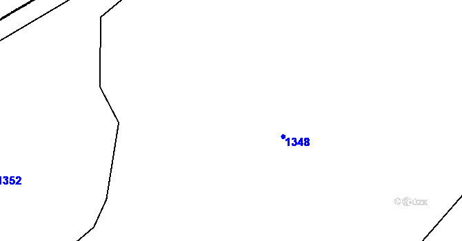 Parcela st. 634/35 v KÚ Nehodiv, Katastrální mapa